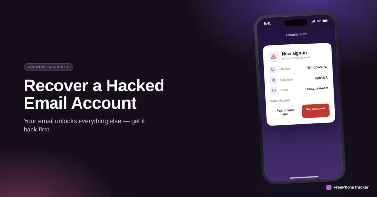 Guide Hacked Email Hero — FreePhoneTracker