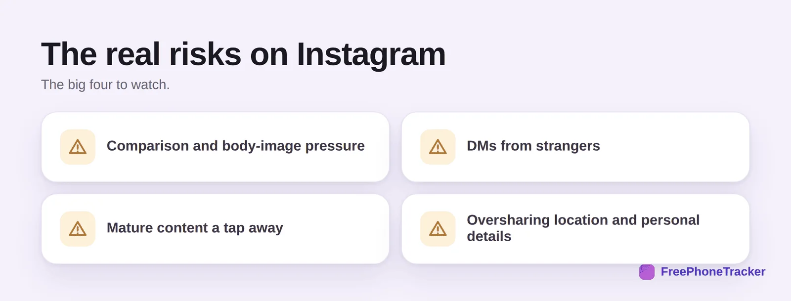 The real risks on Instagram: comparison, stranger DMs, mature content, oversharing