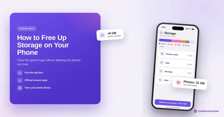 Guide Storage Hero — FreePhoneTracker