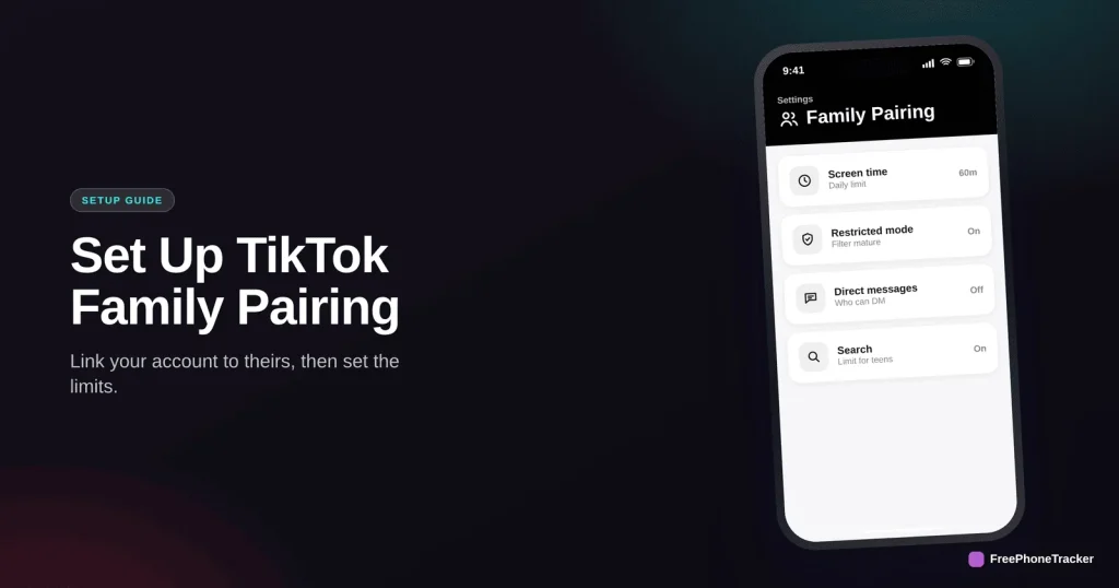 Guide Tiktok Setup Hero — FreePhoneTracker