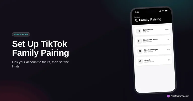 Guide Tiktok Setup Hero — FreePhoneTracker