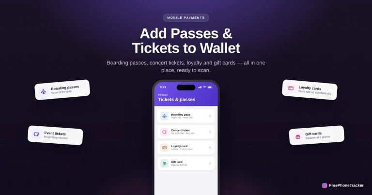Guide Wallet Passes Hero — FreePhoneTracker